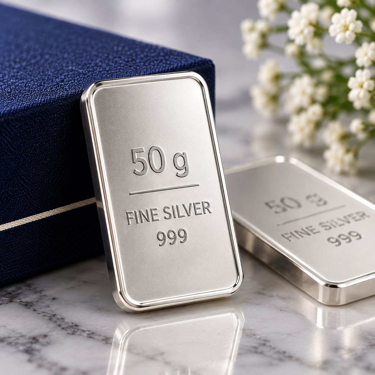 50 Gram Silver Bar